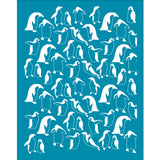 Penguin Silk Screen Printing Stencil