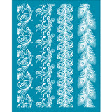 Feather Silk Screen Printing Stencil