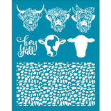 Cattle Silk Screen Printing Stencil
