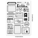 Book PVC Stamps