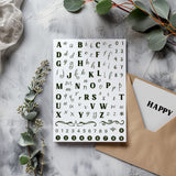 Letter PVC Stamps