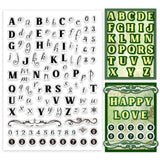 Letter PVC Stamps