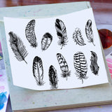 Feather PVC Stamps