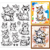 Cat Shape PVC Stamps