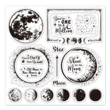 Moon PVC Plastic Stamps