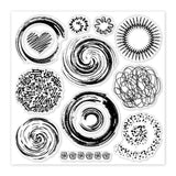 Mixed Shapes PVC Plastic Stamps