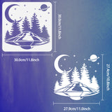 Moon Pattern Drawing Painting Stencils