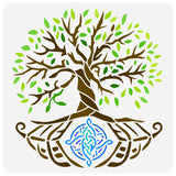 Tree of Life Pattern Drawing Painting Stencils
