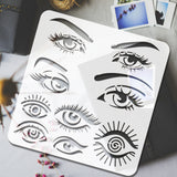 Eye Pattern Drawing Painting Stencils
