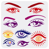 Eye Pattern Drawing Painting Stencils