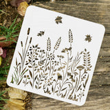 Flower Pattern Drawing Painting Stencils