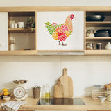 Rooster Pattern Drawing Painting Stencils