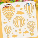 Hot Air Balloon Pattern Drawing Painting Stencils