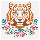 Tiger Pattern Drawing Painting Stencils