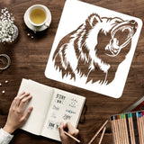 Bear Pattern Drawing Painting Stencils