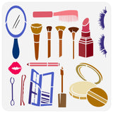 Cosmetics Pattern Drawing Painting Stencils