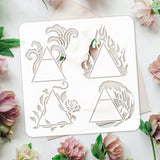 Triquetra Pattern Drawing Painting Stencils