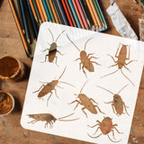 Insect Pattern Drawing Painting Stencils
