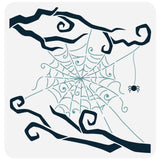 Spider Web Pattern Drawing Painting Stencils