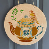 Teapot Pattern Drawing Painting Stencils