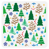 Christmas Tree Pattern Drawing Painting Stencils