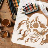 Skull Drawing Painting Stencils