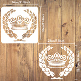Crown Drawing Painting Stencils