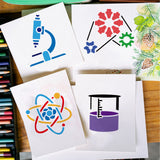Mixed Shapes Drawing Painting Stencils