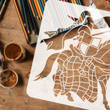 Horse Drawing Painting Stencils