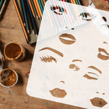 Eye Drawing Painting Stencils