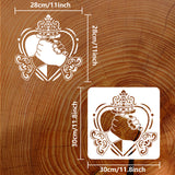 Heart Drawing Painting Stencils