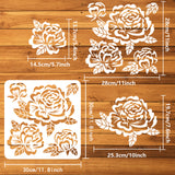 September Peony Drawing Painting Stencils