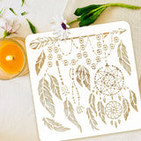 Feather Drawing Painting Stencils