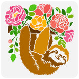 Sloth Drawing Painting Stencils