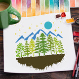 Mountain Drawing Painting Stencils