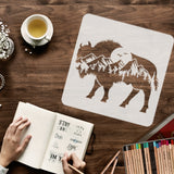 Cattle Drawing Painting Stencils