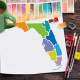 Map Drawing Painting Stencils