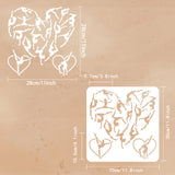 Heart Drawing Painting Stencils