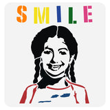Smiling Face Drawing Painting Stencils