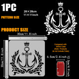 Anchor & Helm Drawing Painting Stencils