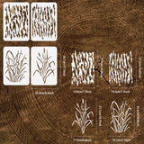Plants Pattern Drawing Painting Stencils