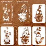 Gnome Pattern Drawing Painting Stencils