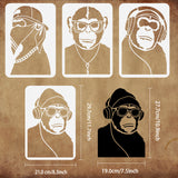 Orangutan Pattern Drawing Painting Stencils