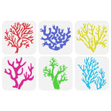 Coral Drawing Painting Stencils