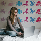 Octopus Drawing Painting Stencils