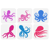 Octopus Drawing Painting Stencils