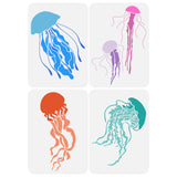Jellyfish Drawing Painting Stencils
