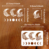 Moon Pattern Drawing Painting Stencils