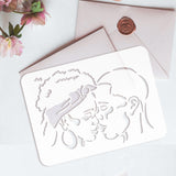Lover Pattern Drawing Painting Stencils