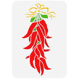 Hot Pepper Pattern Drawing Painting Stencils
